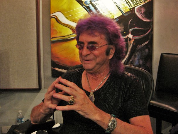 Jim Peterik in his recording studio, Aug 15 2019, Moresby Press Photo